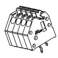 P&B 1-2834011-6 Fixed Terminal Blocks 6POS 3.5MM TES CONN.