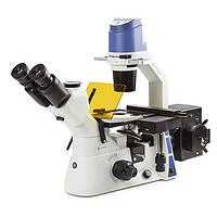 Euromex OX.2253-PLF Inverted Oxion trinocular microscope for fluorescence (WF10x/22mm, 10x/20x/40x)