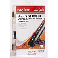 Molex 76650-0024 Pluggable Terminal Blocks EURO TERM BLOCK KIT 5.08MM VRT/HOR 88PCS