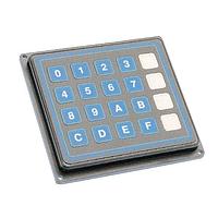 Grayhill 88JB2-252 Keypads Keypad 5x4 White numeric Legend Red