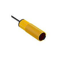 Banner Engineering S18SN6FF25Q Photoelectric Sensors EZ-BEAM S18 Series: Fixed Field; Range: 25 mm; Input: 10-30 V dc; Complementary NPN; 4-pin M12 Integral QD