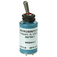 Honeywell 26ET65-T Toggle Switches Toggle SW DP 2 pos T TYP TERM STD LVR
