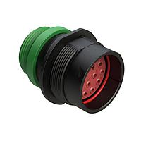 Amphenol SINE Systems AHDP04-24-16PN-STA Connectors 16 Position Receptacle, Pin, Shell Size 24, Normal Diameter Seal (Green), Small Thread Adapter