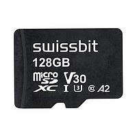 Swissbit SFSD128GN1AM1TB-I-EF-211-STD Memory Cards Industrial microSD Card, S-56u, 128 GB, 3D PSLC Flash, -25 C to +85 C