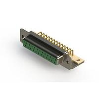 EDAC 630-M25-240-GT4 D-Sub Connectors - Standard Density Right Angle D-Sub Connector