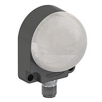 Banner Engineering K50FAPFF50YREQ Beacons K50 E-Series EZ-LIGHT: 2-Color Fixed-Field Sensor Flat Pack; Voltage: 12-30 V dc; Housing: Polycarbonate; IP67; Range: 50 mm; Input: PNP (NO); Colors: Yellow Red; 4-pin M12 Integral QD