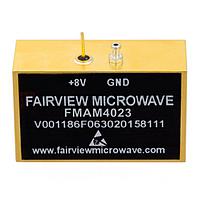 Fairview FMAM4023 WR-12 Waveguide Power Amplifier 70.5 GHz to 76.5 GHz Frequency Range With 25 dB Gain And 22 dBm Psat Using UG-387/U Flange