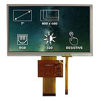 Riverdi SM-7.0A800480TNWR00 TFT LCD Displays 7.0", RGB, no frame, RTP, air bond