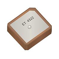KYOCERA AVX 1004322 Passive Antenna GNSS (GPS/Glonass/BeiDou/Galileo) 18x18x4.7mm Ceramic Patch
