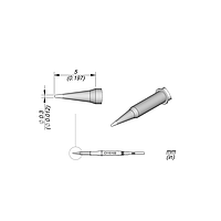 JBC C115103 Soldering Tip (Ø 0.3, Conical Cartridge)