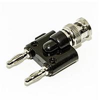 Mueller BU-P1270 RF Adapters - Between Series Adapter BNC male-dble ban plug