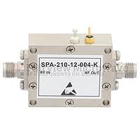 Fairview  SPA-210-12-004-K 2 GHz to 24 GHz, Medium Power Broadband Amplifier with 600 mW, 12 dB Gain and 2.92mm