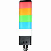 Mallory Sonalert JT028-RYGBC-CDL LED Panel Mount Indicators STK LIGHT RGBYC CONT DIRECT 80-90DB MULTI