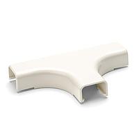 HellermannTyton TSR1FW-21 Wire Ducting & Raceways Tee Cover, 1" Bend Radius, PVC, Office White, 1/bg