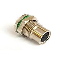 Bulgin PXMBNI08RPF05BFL003 Straight M8 Series Rear Panel Mount Conn