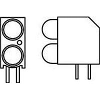 Dialight 552-0311F LED Circuit Board Indicators RED DIFFUSED 5 VOLT