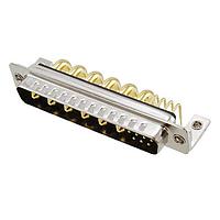 NorComp 684S13W6103L461 Mixed Contact D-Sub Connectors IP67 POWER-D 13W6 40A R/A MALE