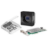 Basler 107924 Evaluation Kits The evaluation kit includes the Basler boost 12 MP color camera, the corresponding CXP-12 interface card and the components from the CXP-12 starter kit.