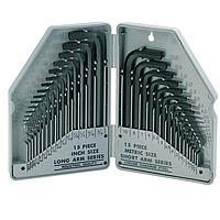 Proskit 8PK-027 30Pcs Metric & Inch Combination Hex Key Set