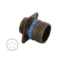 Eaton Souriau-Sunbank D38999/20WD5PA Receptacles Male Alum SQ Recpt Olive plating