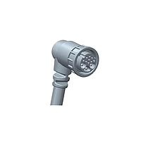 Amphenol LTW DCD-12AFEM-LR7A20 Sensor Cables / Actuator Cables Ceres, Large Size, Plastic, 20A+5A, 12 pins, Female Connector, Male (Power) + Female (Signal) Contact, Right Angle, 2 Points Lock, Overmolded, Length 20000mm, IP67