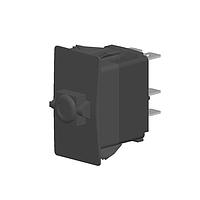 Carling Technologies VAD1G66B-00000-000 Switch Hardware 2-pole, ON - None - OFF, 20A 12VDC not HP rated, Illuminated, Sealed V-Series Switch Only, .250 Tab (Q.C.), 8 Terminal base and No Actuator