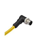 Amphenol LTW MSAP-05BMMM-SR8A01 Sensor Cables / Actuator Cables M12 Circular Metric Connector, A Code, Plastic, 4A, 05 pins, Male Connector, Male Contact, Right Angle, Screw Thread, Overmolded, Length 1000mm, IP68 / IP69K