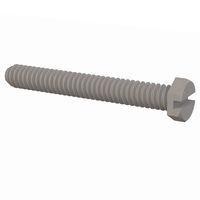 Essentra Components 010256X062 Hex Slotted Hex Slotted Screw, #2-56 Thread, 5/8 Lg