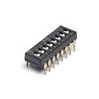 P&B 1825059-6 DIP Switches SPST 2POS FLUSH SMT DIP SWITCH