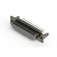 EDAC 628-M25-621-WT5 D-Sub Connectors - Standard Density Vertical Machined D-Sub Connector