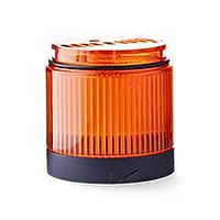 Auer Signal 910031405 Visual Module PC7DR LED rotating light module 24 V AC/DC amber, black