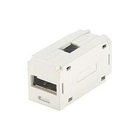 Panduit CMUSBAAIW Type A to Type A Mini-Com USB 2.0 FemA/FemA Cou