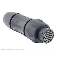 Eaton Souriau-Sunbank UTSX1JC1419S Receptacles In line receptacle, with cable gland backshell, for 19 female contacts, IP68/69K