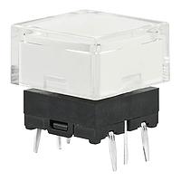 NKK Switches JB15LPE-JB Tactile Switches OFF-(ON) PC MNT YLW CLEAR LENS/WHT DIFF