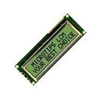 Microtips Technology NMTC-S16201XMNHSAY-10A LCD Character Display Modules Neg. Transmissive Yl/Grn LED Backlight