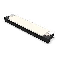 GCT (Global Connector Technology) FFC3B11-20-T Board Mount 20W, 1.0mm FFC Conn, R/A,Top Cont, Slide, H2.5mm,SMT,Tin,T&R
