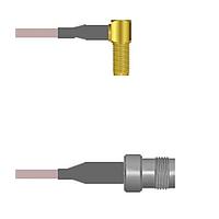 Amphenol Custom Cable Q-2S04N000H018i RF Cable Assemblies SMA-RJB/TNC-SJ G142 18I