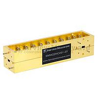 Fairview SMW22HC001-20 20 dB WR-22 Directional Waveguide Split Block Coupler With UG-383/U Round Cover Flange from 33 GHz to 50 GHz For Q Band