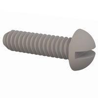 Essentra Components 010256R031 Round Slotted Round Slotted Screw, #2-56 Thread, 5/16 Lg