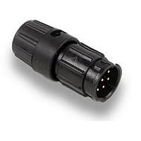 CONXALL W8880-9PG-522 Standard Circular Connector Cbl-to-Cbl 9P M Crmp Cont 6.3mm Cbl Sz