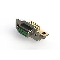 EDAC 630-M09-240-GT3 D-Sub Connectors - Standard Density Right Angle D-Sub Connector