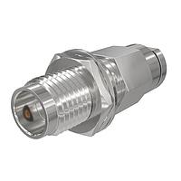 Samtec PRF18-J-C-EP-085-BS Panel Receptacles 1.84mm Bulkhead Jack RG405, Solder Clamp