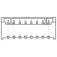 AMP Connectors - TE Connectivity 1734829-9 Shrouded 9 POS HDR R/A 1.25mm