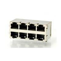 AMP Connectors - TE Connectivity 6339082-7 Modular Connectors / Ethernet Connectors STK MJ, 2X4, 8P, CAT5, SHLD, BI-G/Y