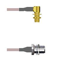 Amphenol Custom Cable Q-2P01T0005024i RF Cable Assemblies SMA-RJB/N-SJB G316 24I