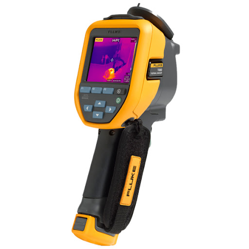 Thermal imaging camera inspection in an industrial measurement and maintenance context