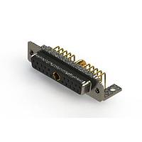 EDAC 630-21W1640-2TC Mixed Contact D-Sub Connectors Right-angle Power Combo D-Sub Connector