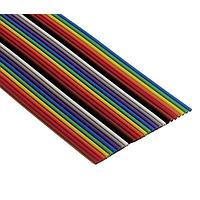 3M Electronic Solutions Division 3302/24-300 Color Coded Flat Cables .050" 24C 10 COLOR 28AWG STRANDED 300FT
