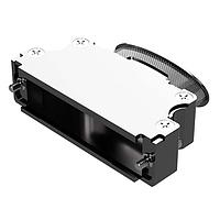 Amphenol Positronic D50000AWNE0/AA Banded Backshell D-Sub Backshell  Low Profile,Banded Ellipt Top slot M internal hex,  Size 5