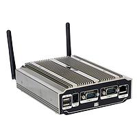 IEI Technology UIBX-210-CV-N2600/2GB-R11 Industrial PCs Fanless embedded system with Intel Atom N2600 DC 1.6GHz, Intel NM10 chipset, single-channel 2GB DDR3 800MHZ, 12VDC-In, with 36W power adaptor, black